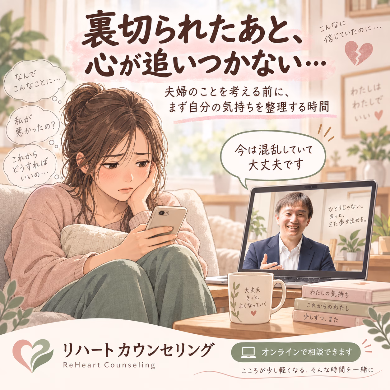 浮気されたあと、気持ちがぐちゃぐちゃになるのはなぜ？