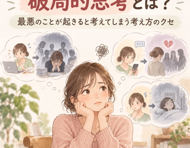 破局的思考とは？「最悪のことが起きる」と考えてしまう原因と対処法