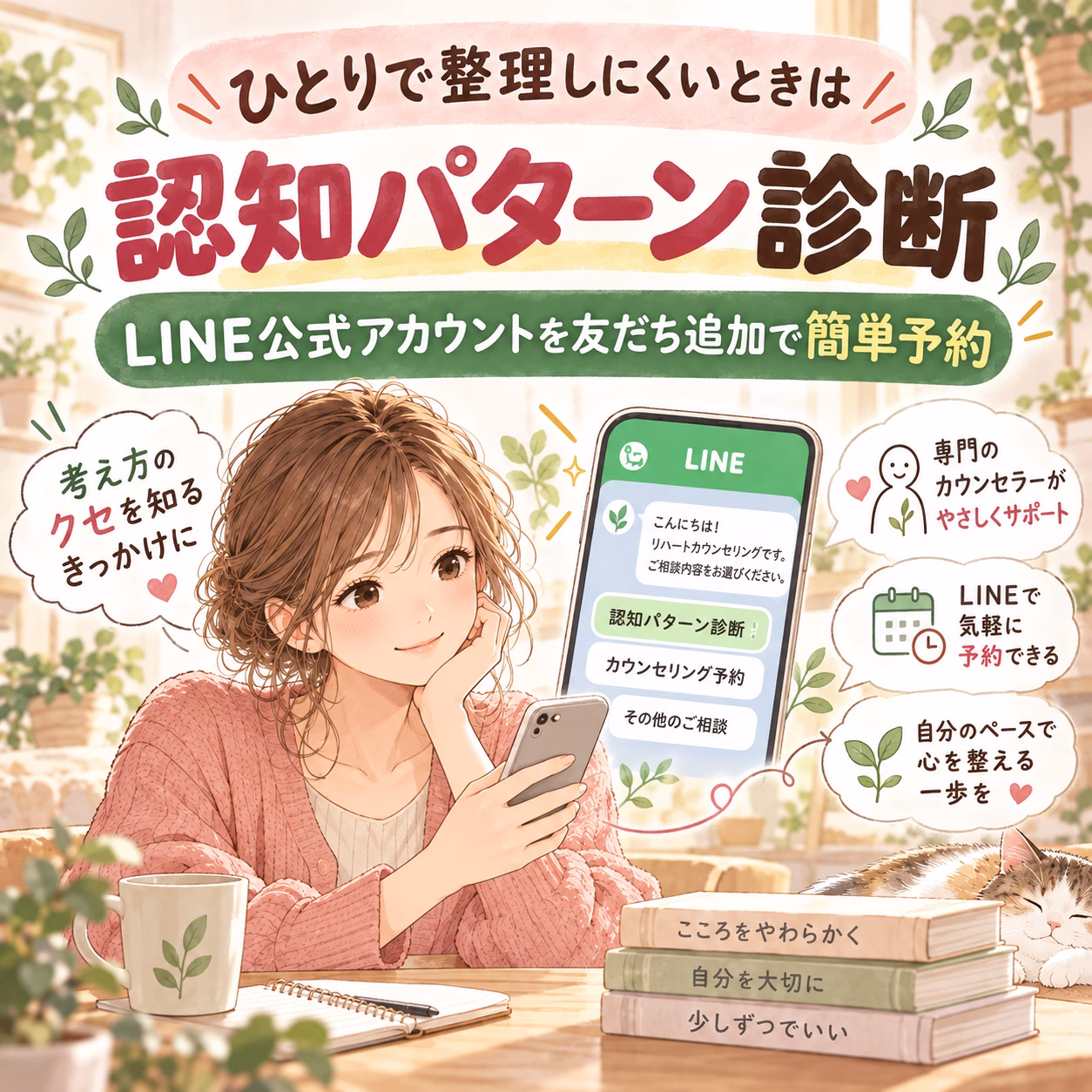 自分の「考え方のクセ」を知ることから始めてみる