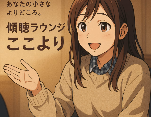 傾聴ラウンジ ここより よりびと-004 小川 結愛の自己紹介