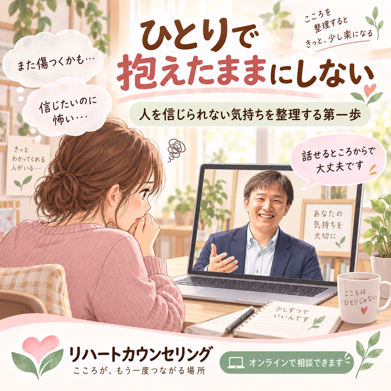 人を信じたいのに怖くなるのはなぜ？
