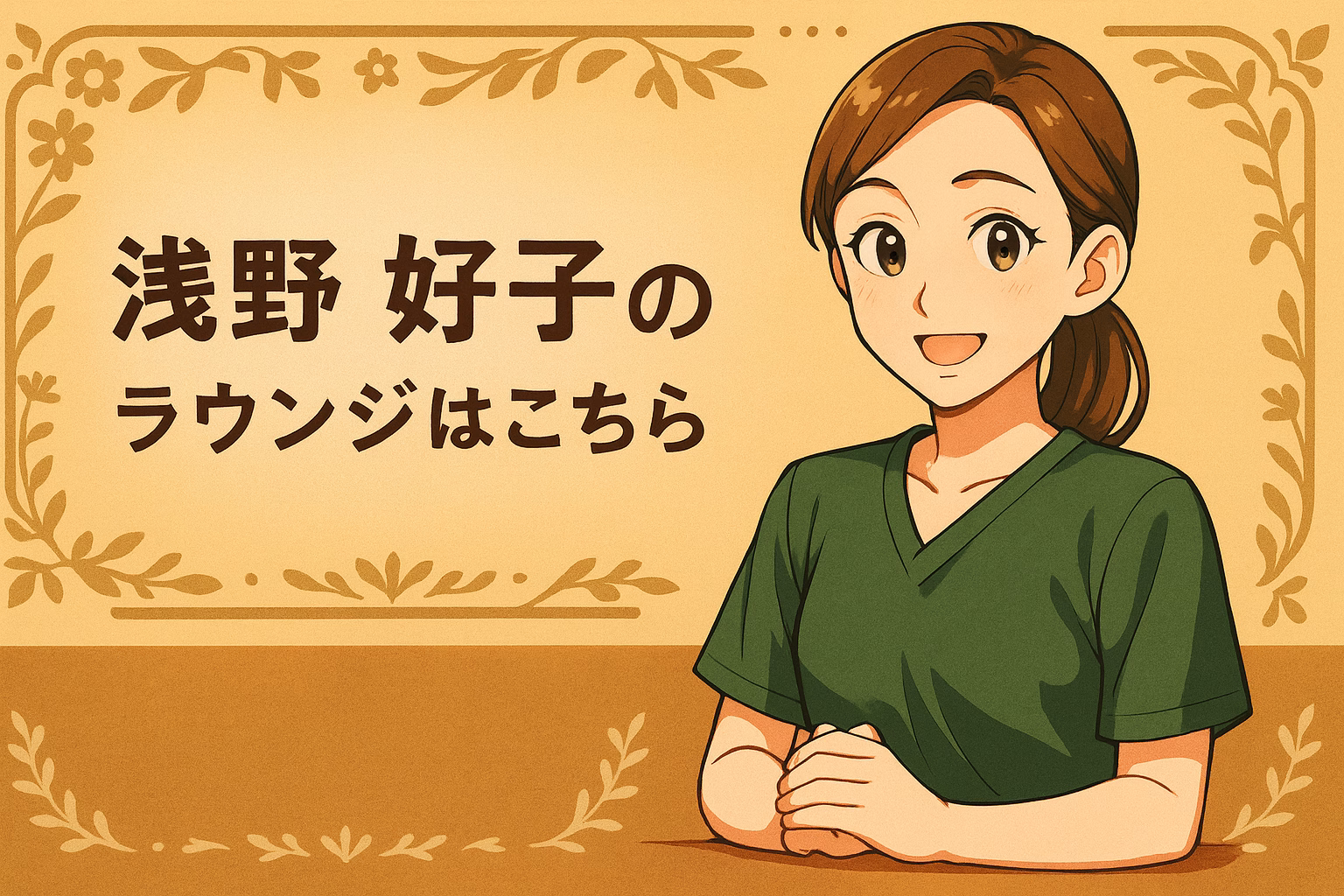 浅野 好子の傾聴ラウンジはこちら