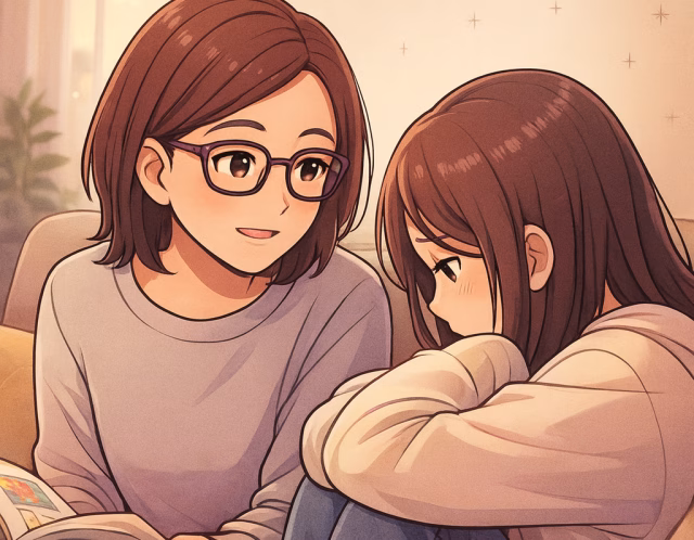 「娘の登校拒否に対する対応」 よりびと002 まぐ えみい