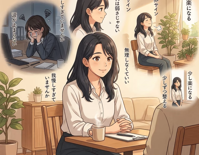 職場で涙が止まらない…それは限界サイン？我慢しすぎた人に起きる心の変化と対処法
