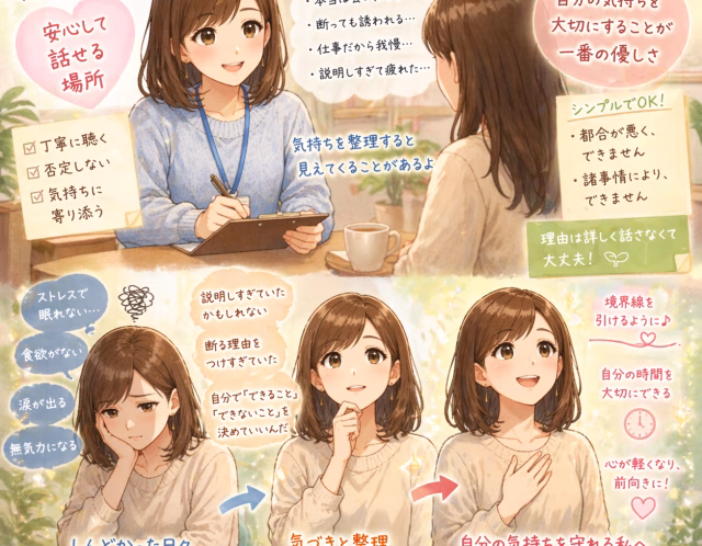 仕事関係の男性からのしつこい誘い…断れないストレスから抜け出すシンプルな対処法【相談事例】