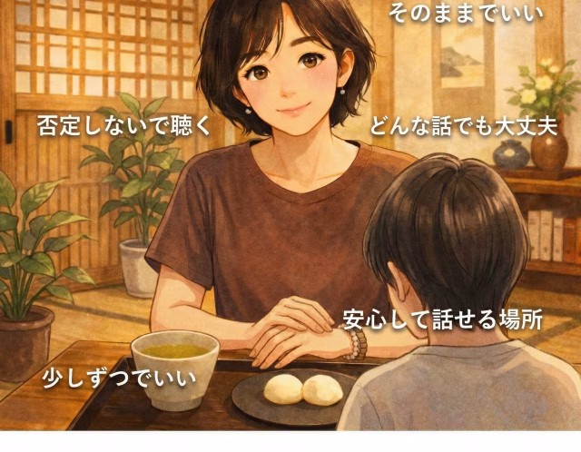 【否定しない傾聴で心が軽くなる】安心して話せる聞き方とは？強みを活かした寄り添い方