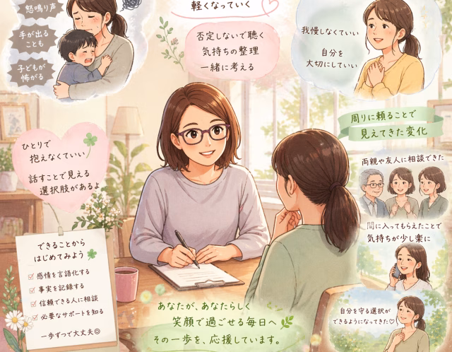 夫の暴言がつらい…子どもも怖がる家庭で悩む女性が“自分を守る一歩”を見つけた話