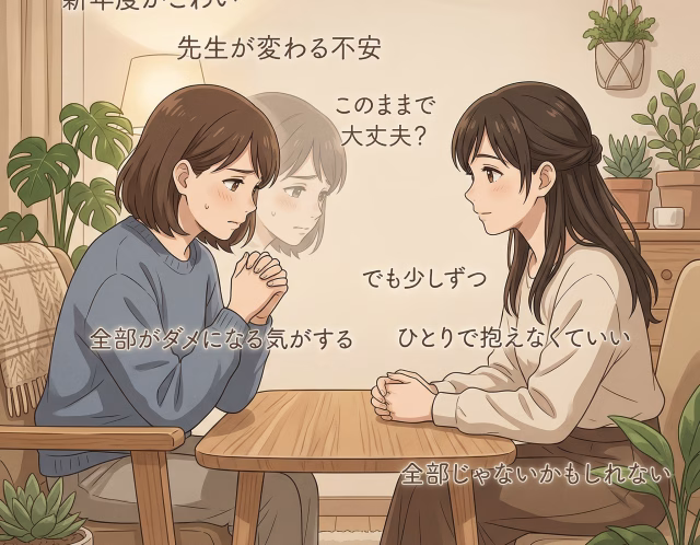 新年度が怖い…担任が変わる不安で苦しいママへ｜発達グレーゾーンの子育て相談事例