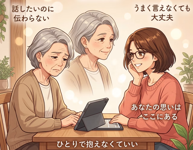 話したいのに話せない…介護中のもどかしさと後悔に苦しむ方へ｜気持ちをラクにするヒント