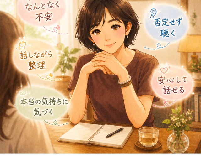 なんとなく心がざわつく時に｜話すことで見えてくる本当の不安や心配