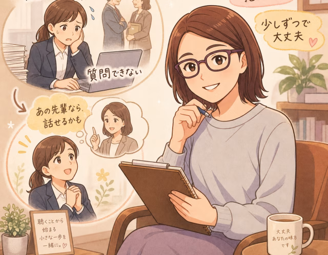 先輩が怖くて質問できない新卒の悩み｜仕事で聞けない不安を整理した相談事例