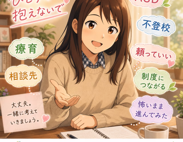 子どもの発達の悩みを一人で抱えないで｜ASD・不登校・療育・相談先につながった私の体験談