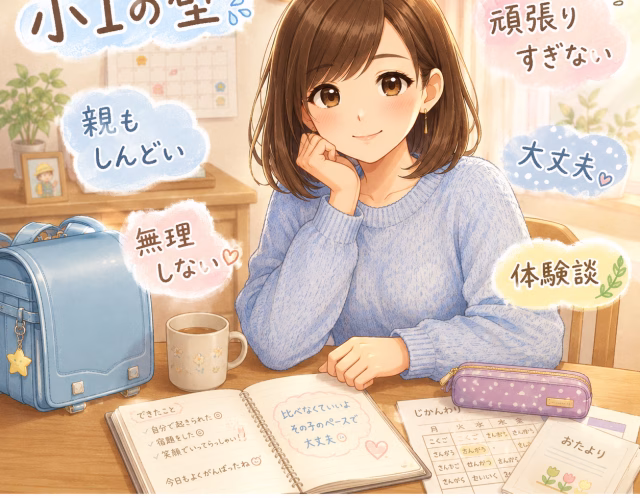 小1の壁で親がしんどいと感じた体験談｜頑張りすぎを手放して気づいたこと