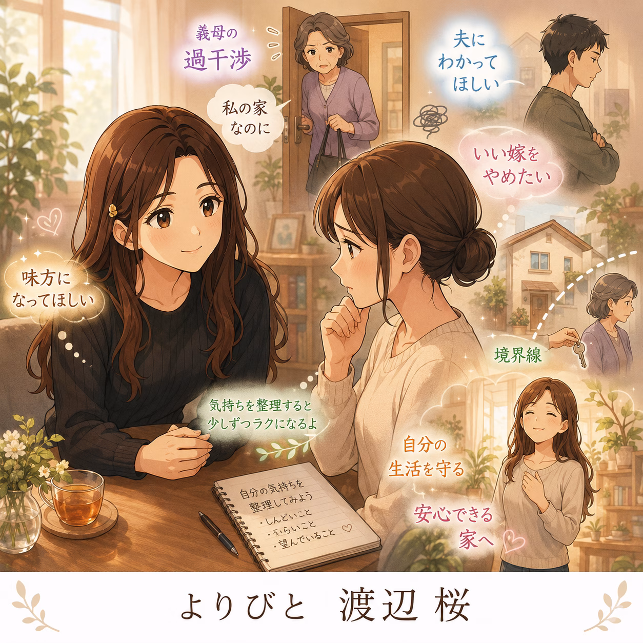 義母が勝手に家に入る・干渉してくる…夫にわかってもらえない悩みを整理した相談事例