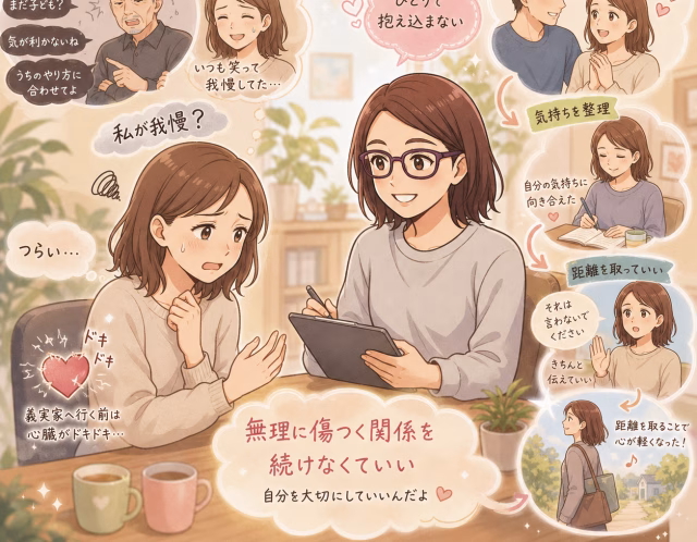 義父の嫌味がつらい…「役立たずな嫁」と言われた妻が、義実家との距離を見直した相談事例