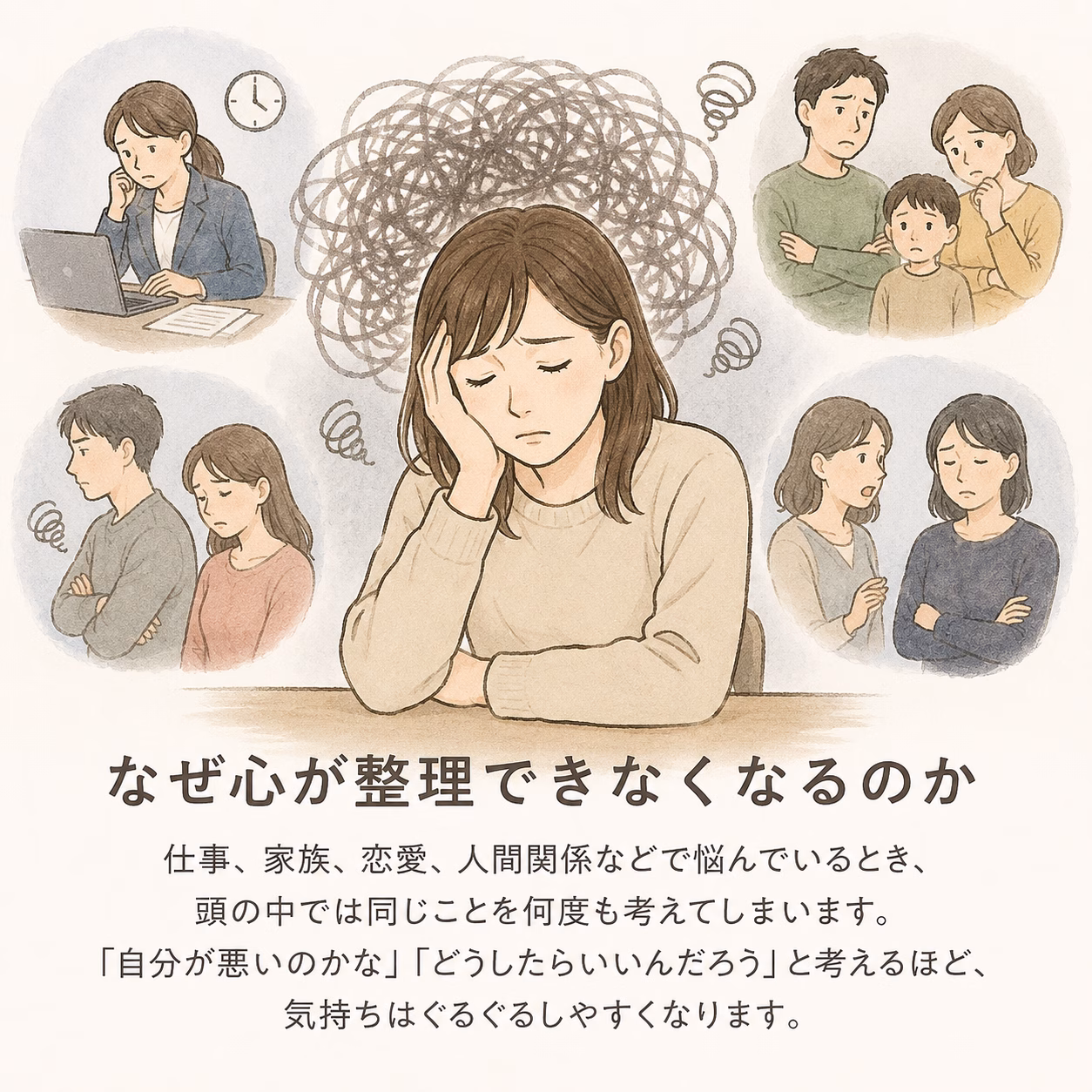 なぜ心が整理できなくなるのか