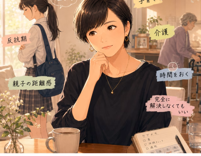 反抗期の娘に「理不尽」と言われた日｜子育てと介護の中で気づいた親子の距離感
