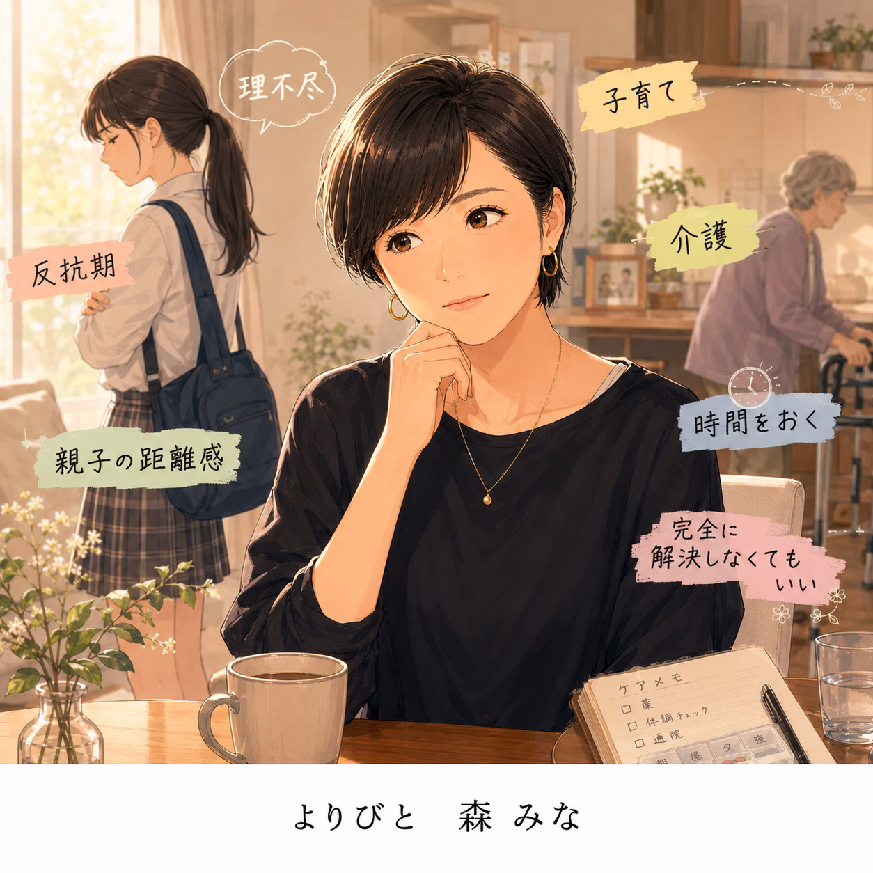 反抗期の娘に「理不尽」と言われた日｜子育てと介護の中で気づいた親子の距離感