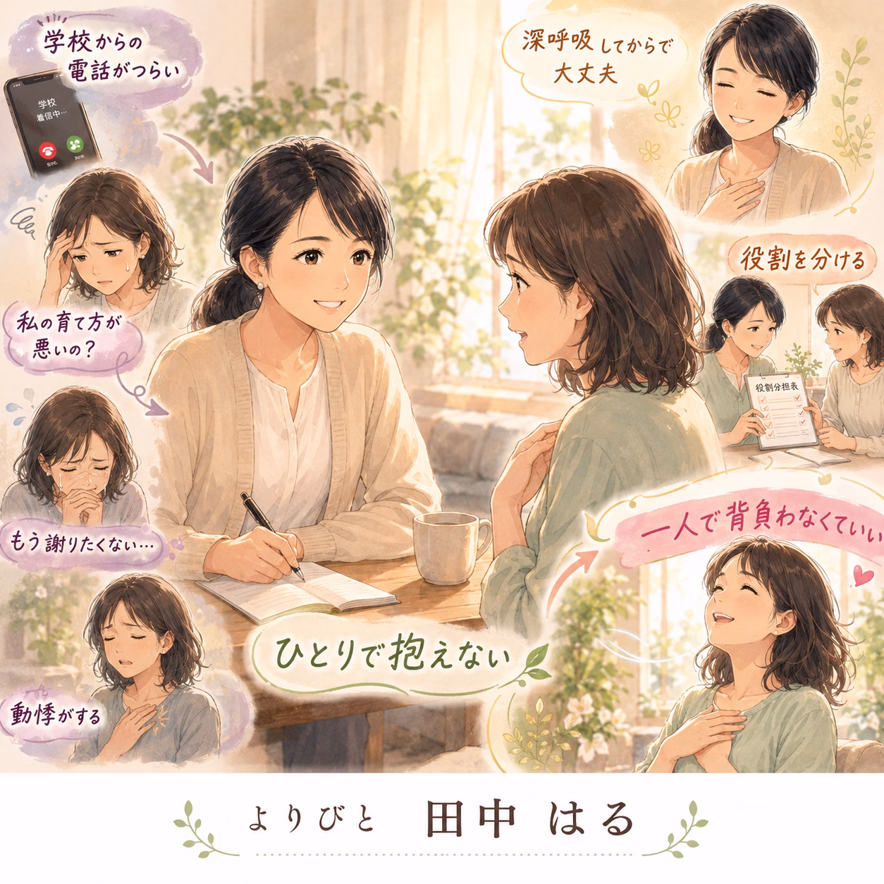 学校からの電話がつらい母親へ｜思春期の子どもの問題で一人で抱え込まない考え方
