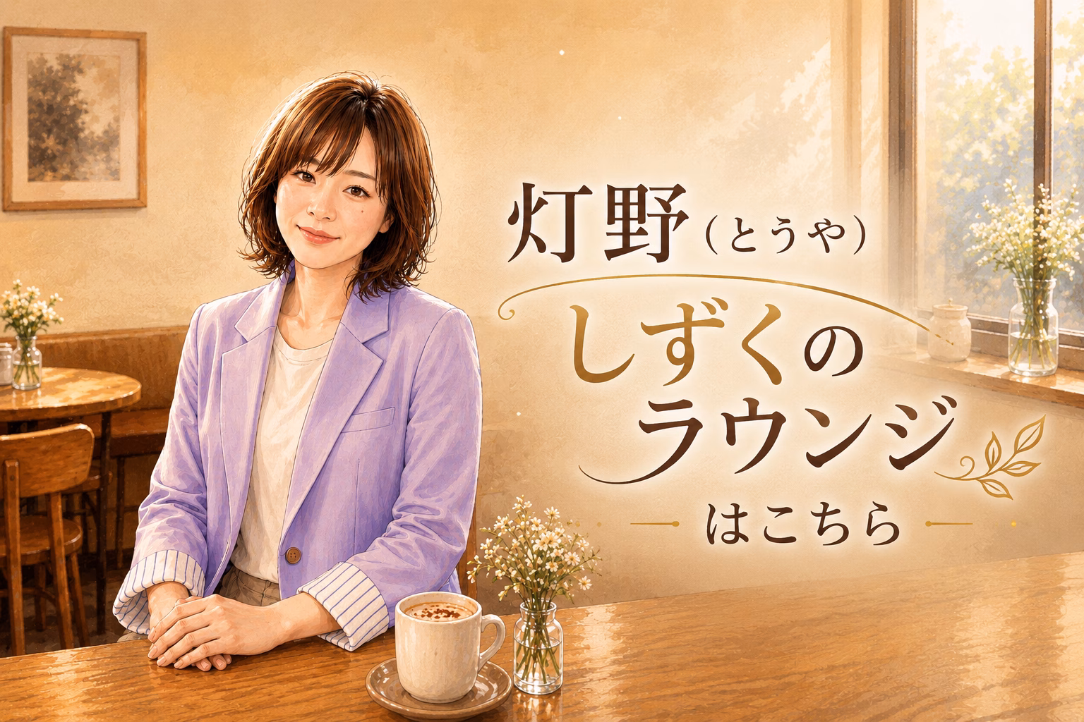 灯野 しずくの傾聴ラウンジはこちら