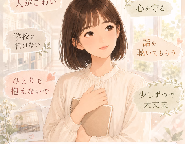 中学生のいじめで人間不信になった私へ｜学校に行けなかった日々と、心を守るために大切だったこと