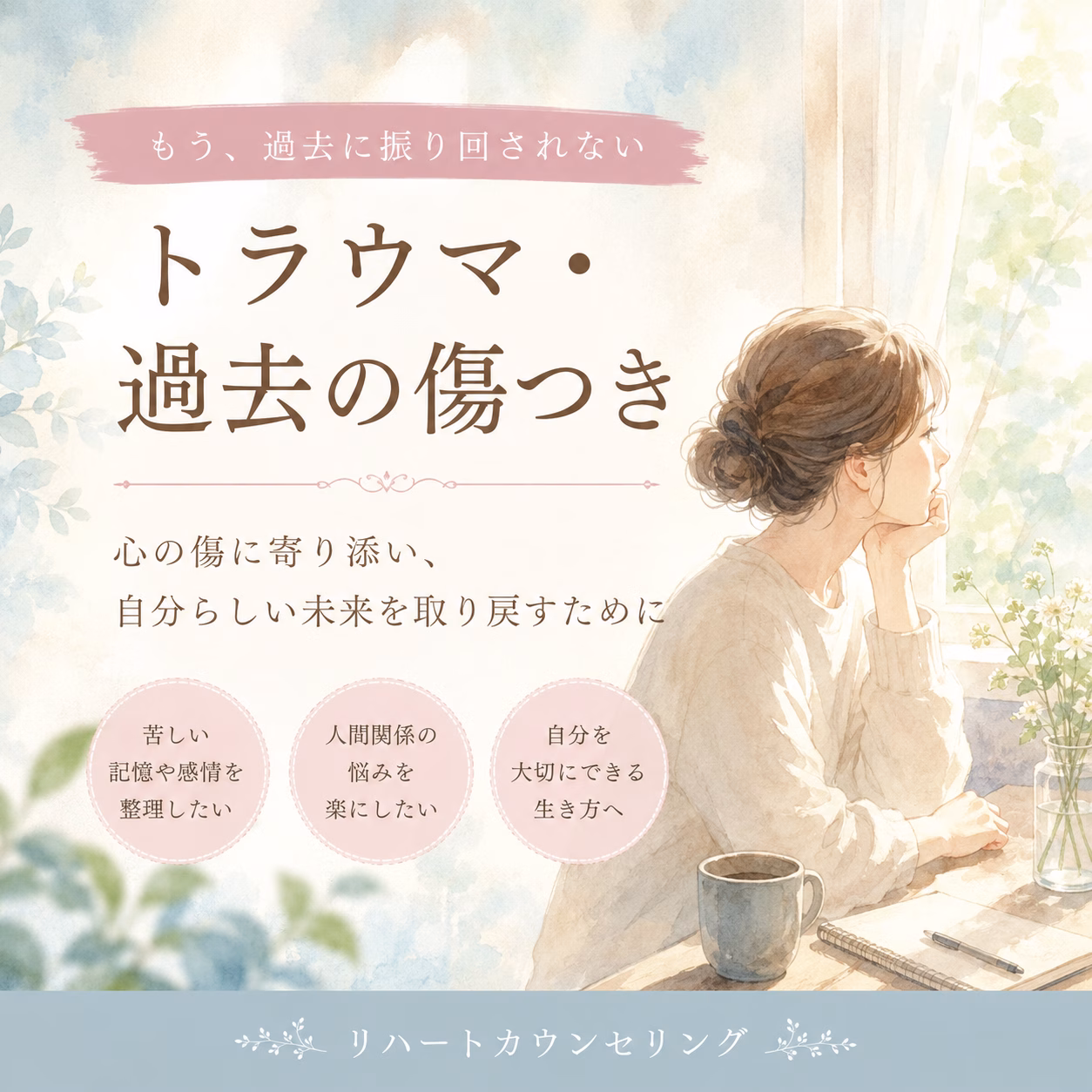 今も残っている怖さや苦しさを、安心できる範囲から受け止める