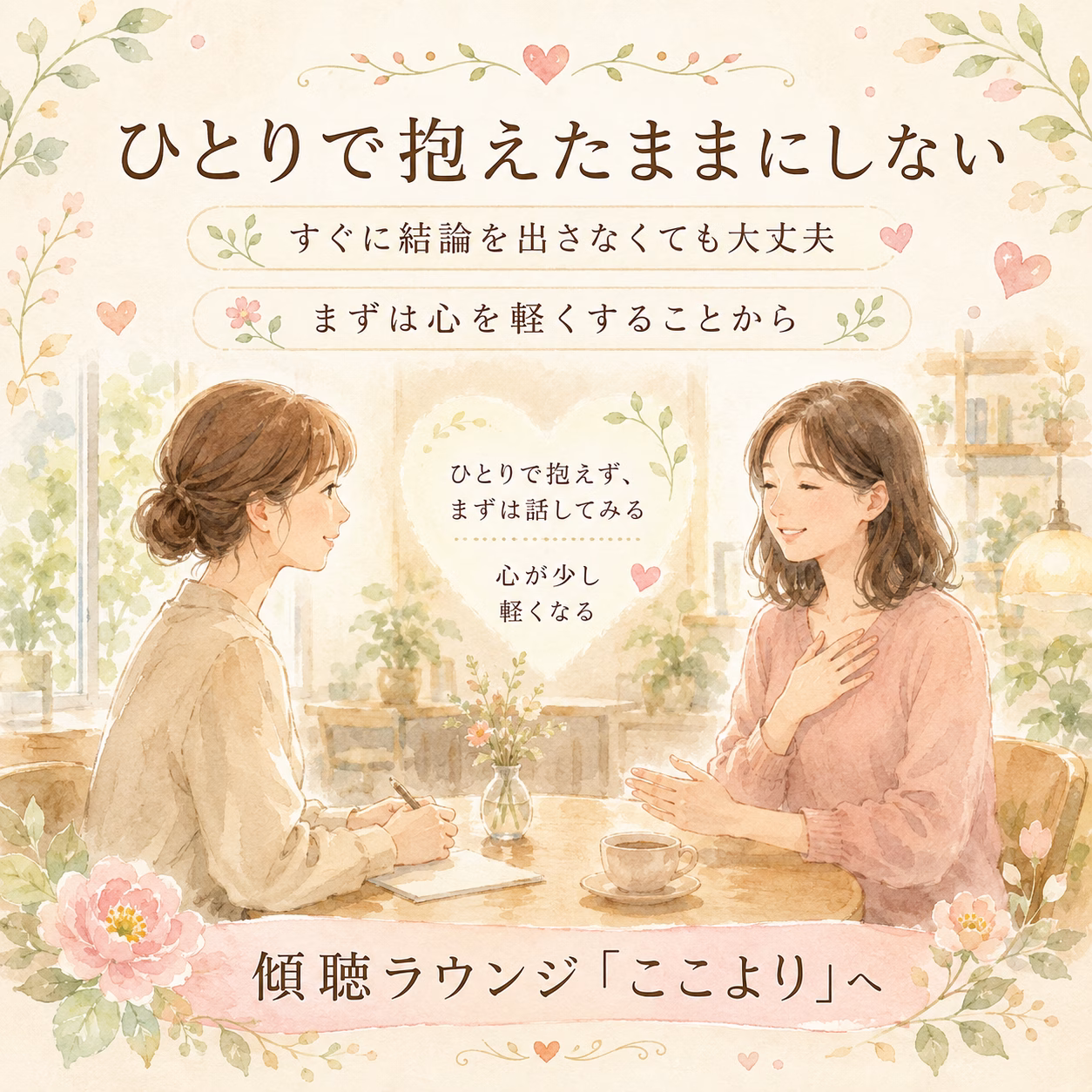 家族・夫婦のモヤモヤを抱えたままにしない
