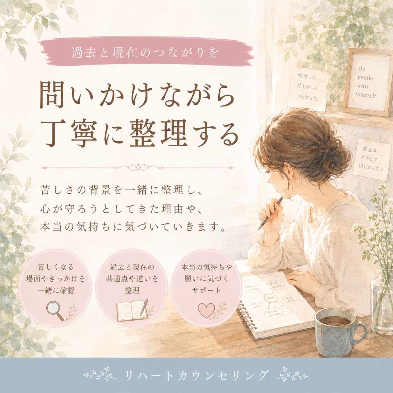 過去と現在のつながりを、問いかけながら丁寧に整理する