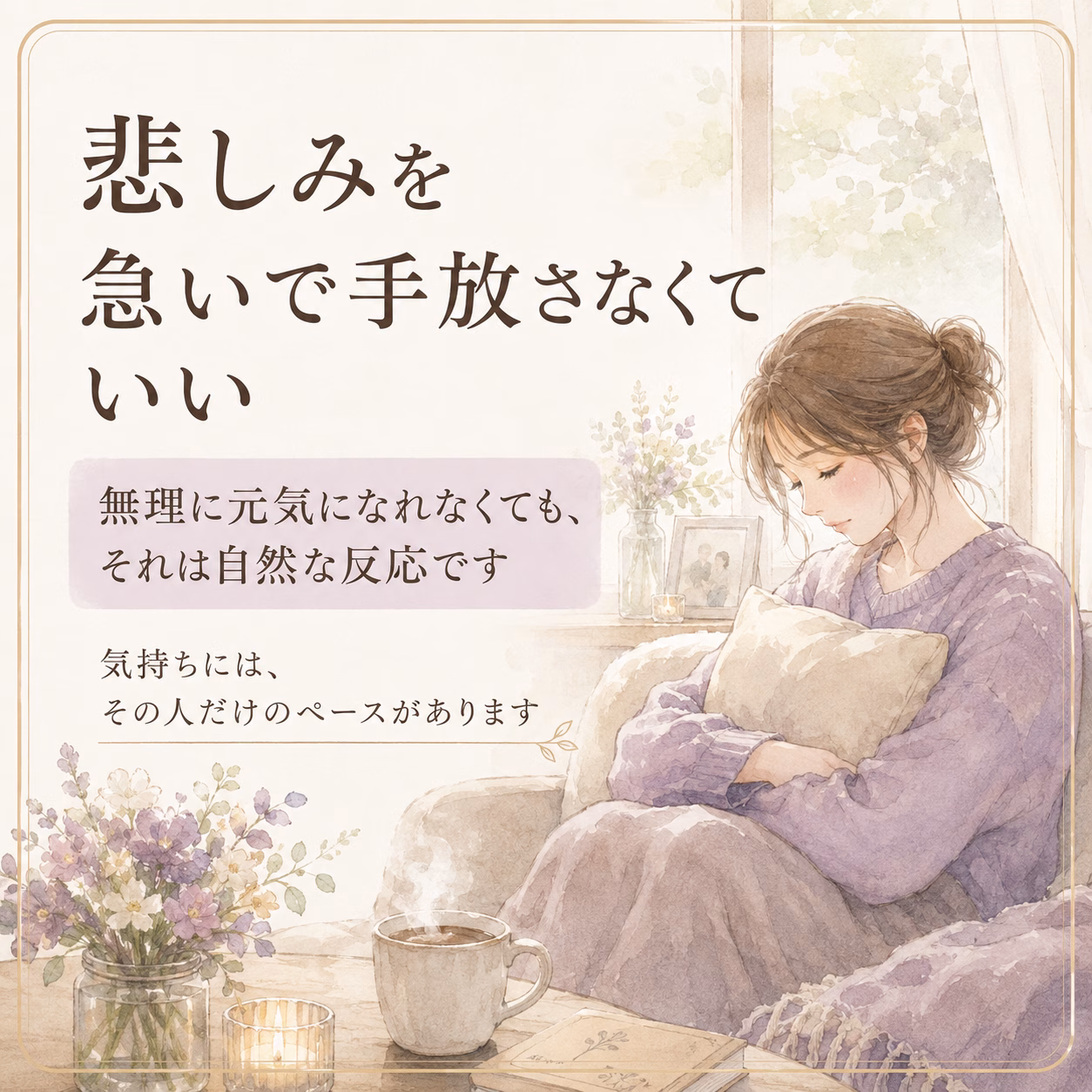 グリーフケアで大切にされる「そのまま受け止める」という考え方