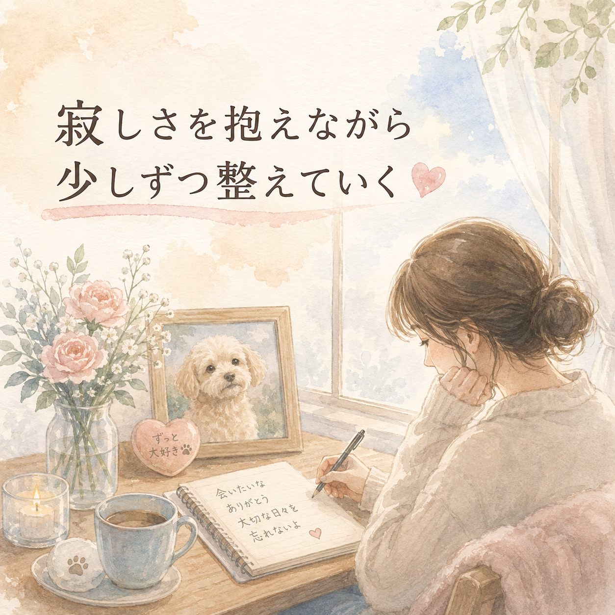思い出を消さずに、生活の空白と少しずつ付き合っていく