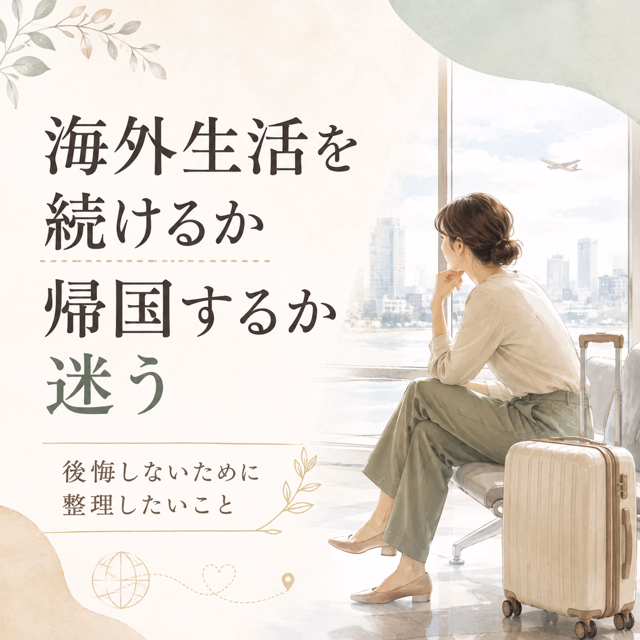 海外生活を続けるか帰国するか迷う｜後悔しないために整理したい5つのこと