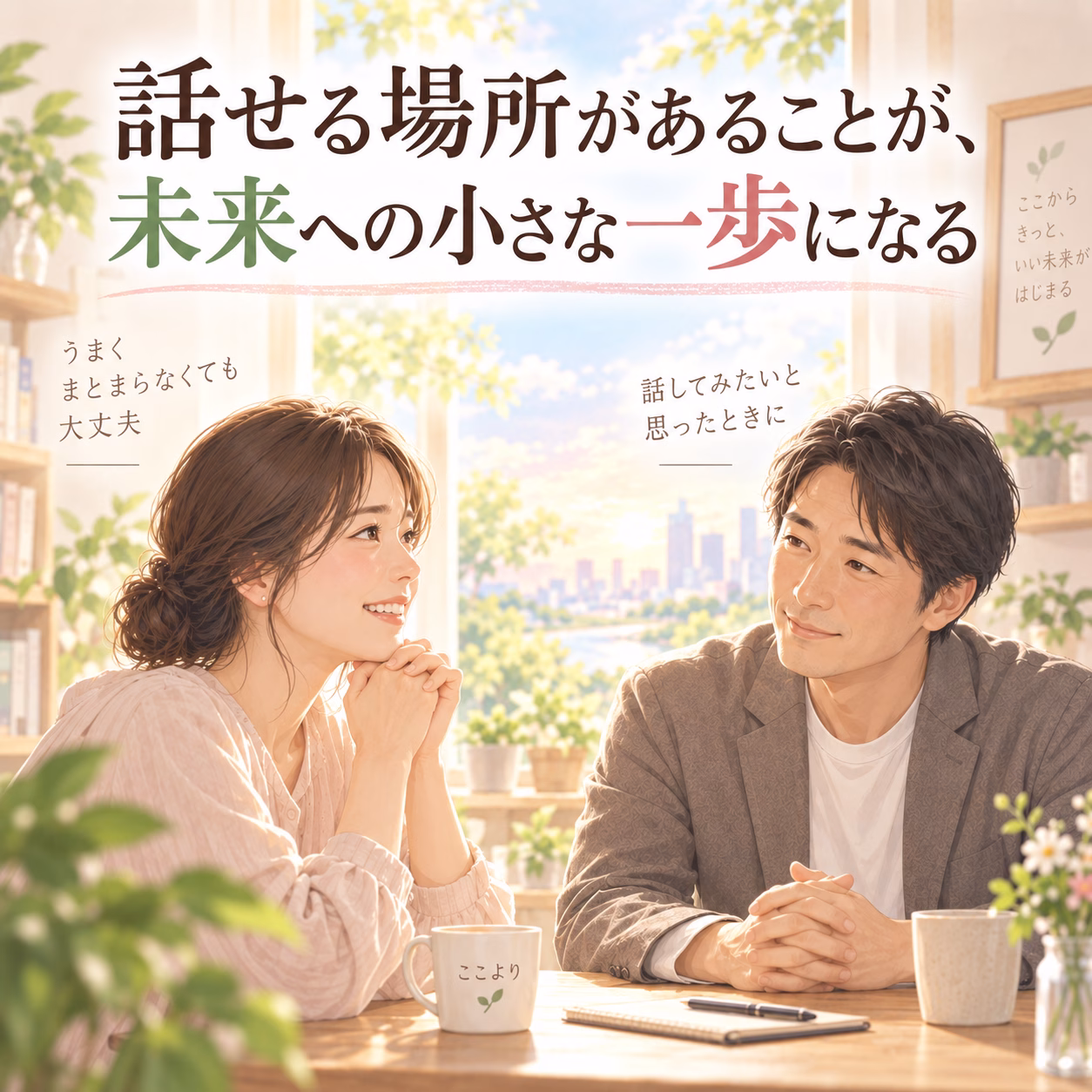 涙を流した先で、少しずつ「これから」が見えてくる