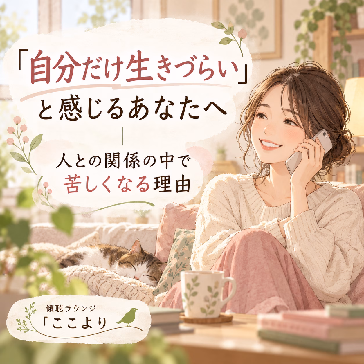 「自分だけ生きづらい」と感じるあなたへ｜人間関係の中で苦しくなる理由