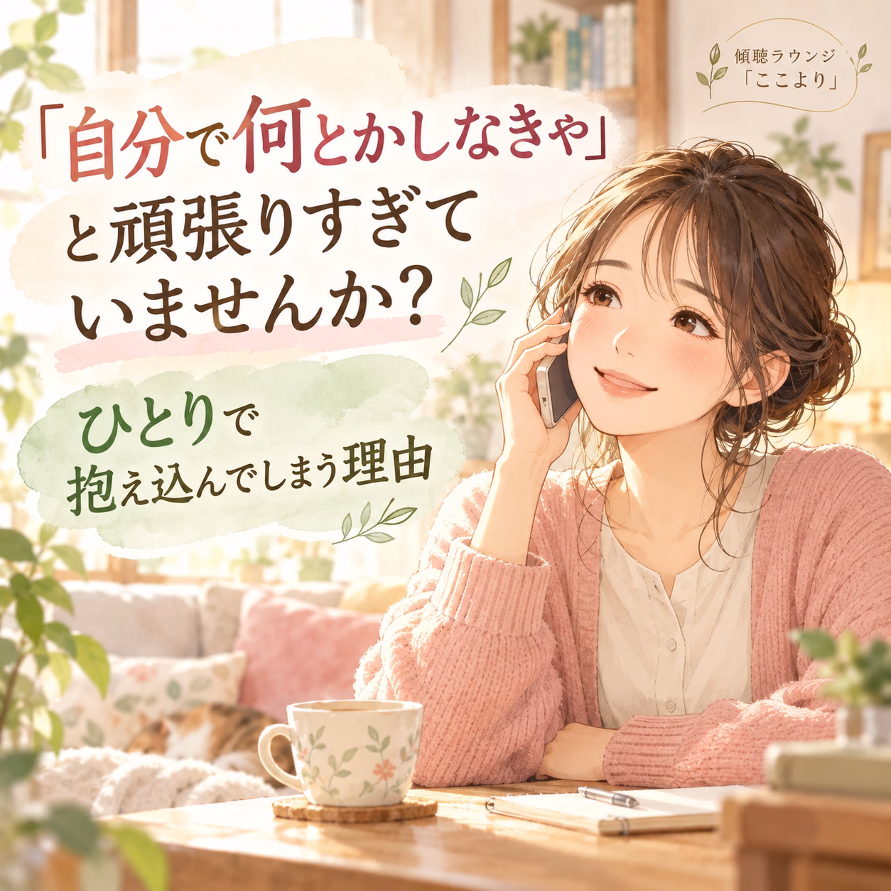 「自分で何とかしなきゃ」と頑張りすぎていませんか？｜ひとりで抱え込んでしまう理由