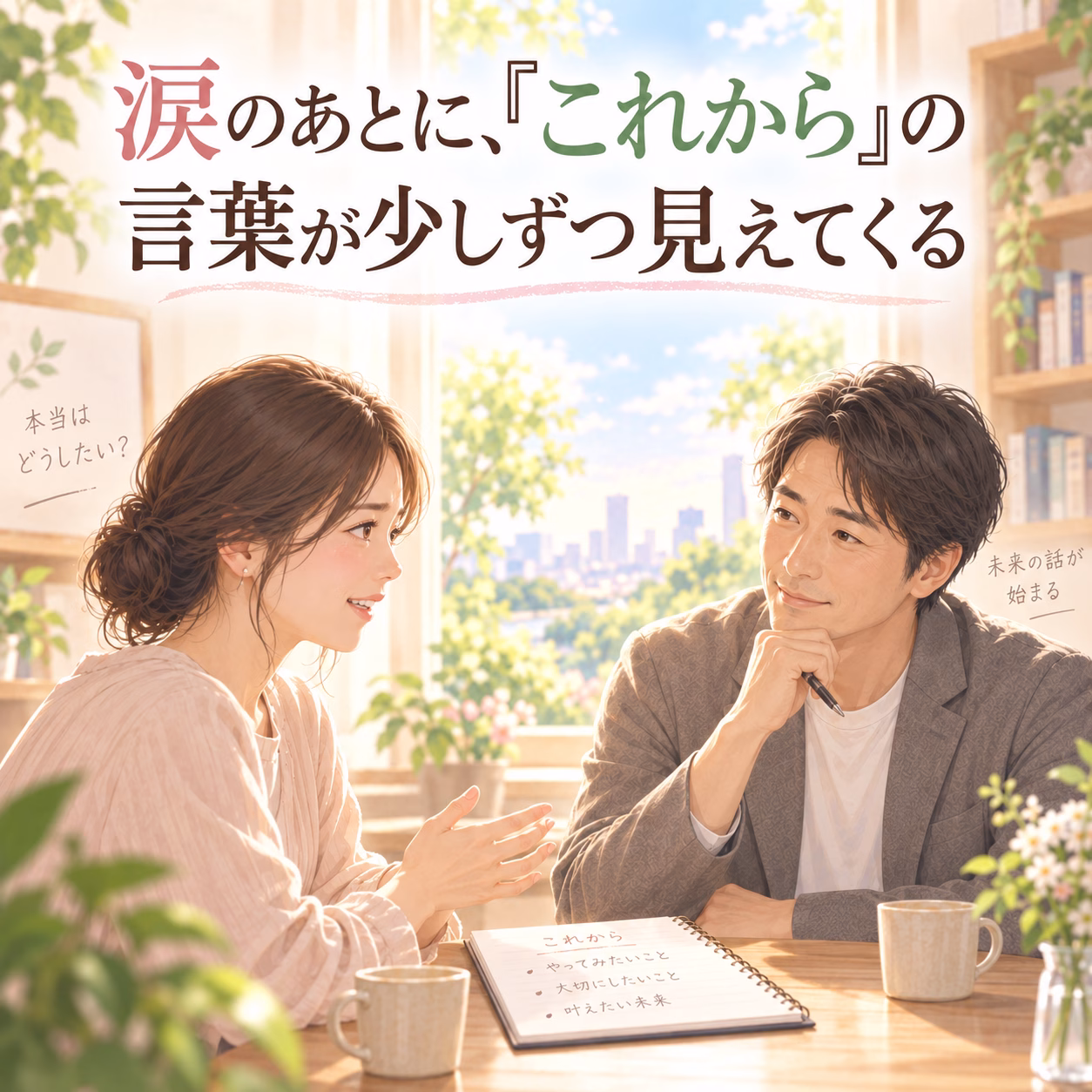 話せる場所があることが、未来への小さな一歩になる