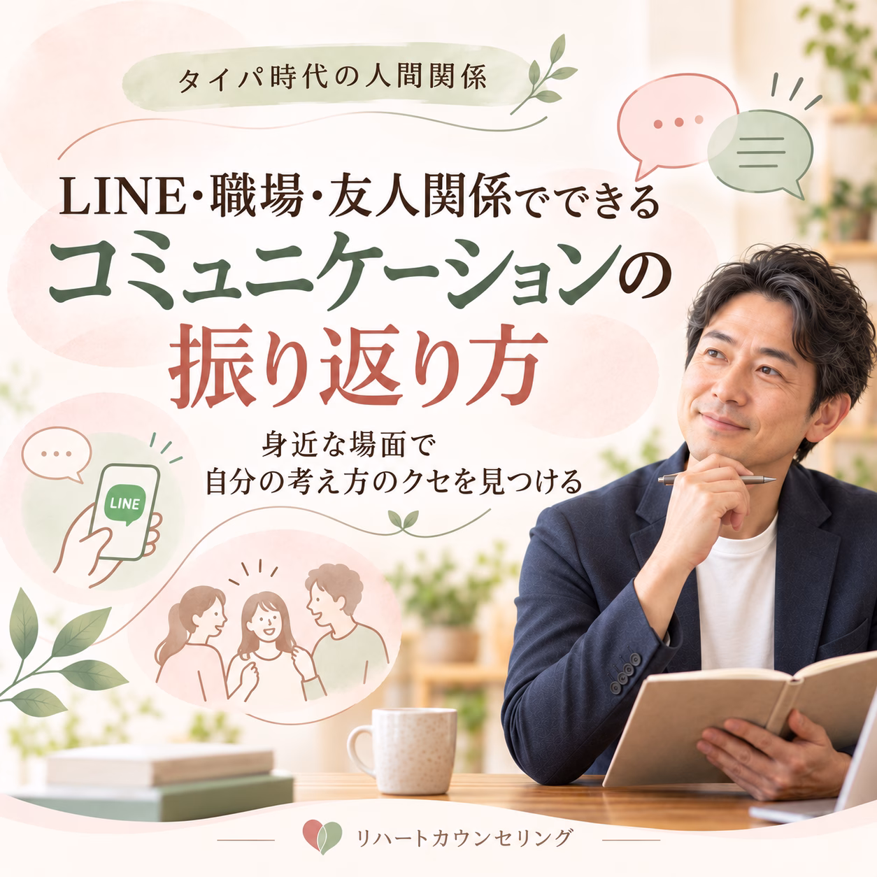 LINE・職場・友人関係でできるコミュニケーションの振り返り方