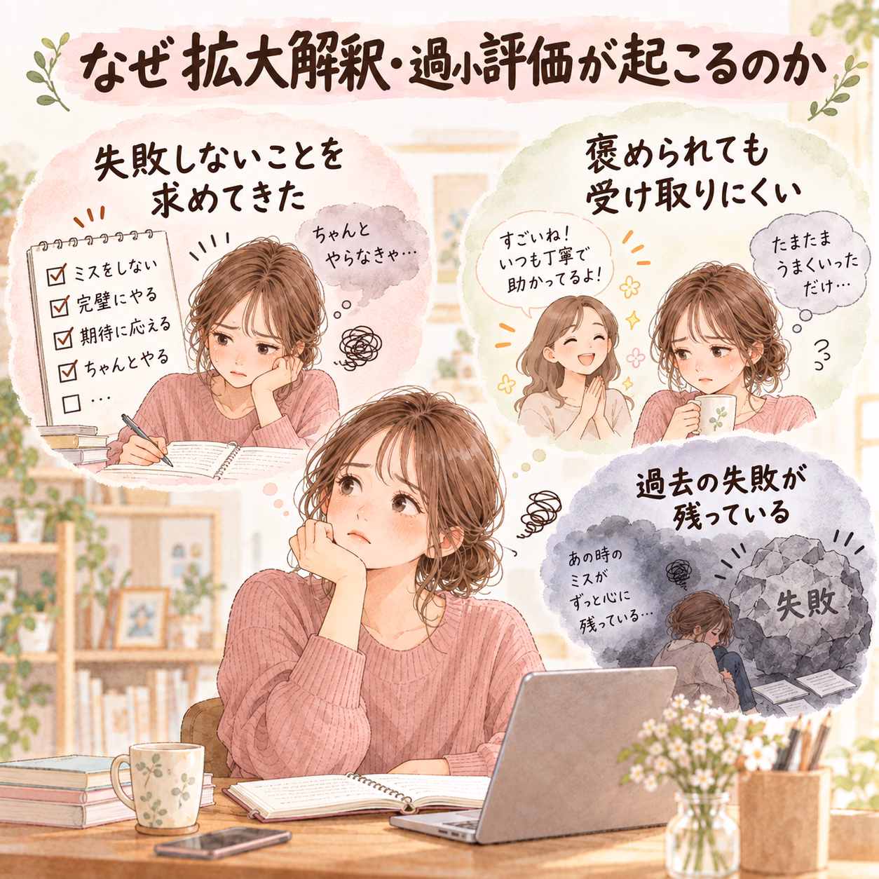 なぜ拡大解釈・過小評価が起こるのか?