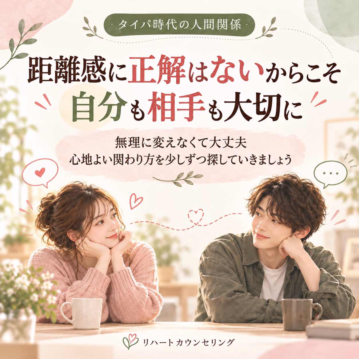 まとめ｜人との距離感に正解はないからこそ、自分も相手も大切にしよう