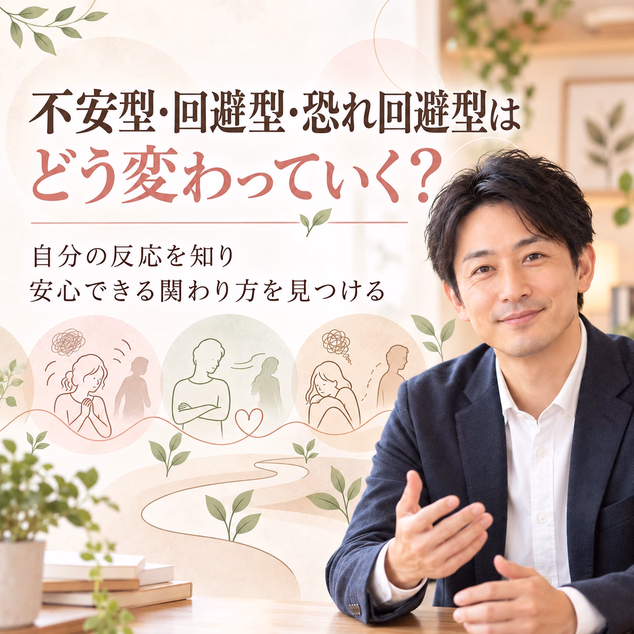 不安型・回避型・恐れ回避型はどう変わっていく?