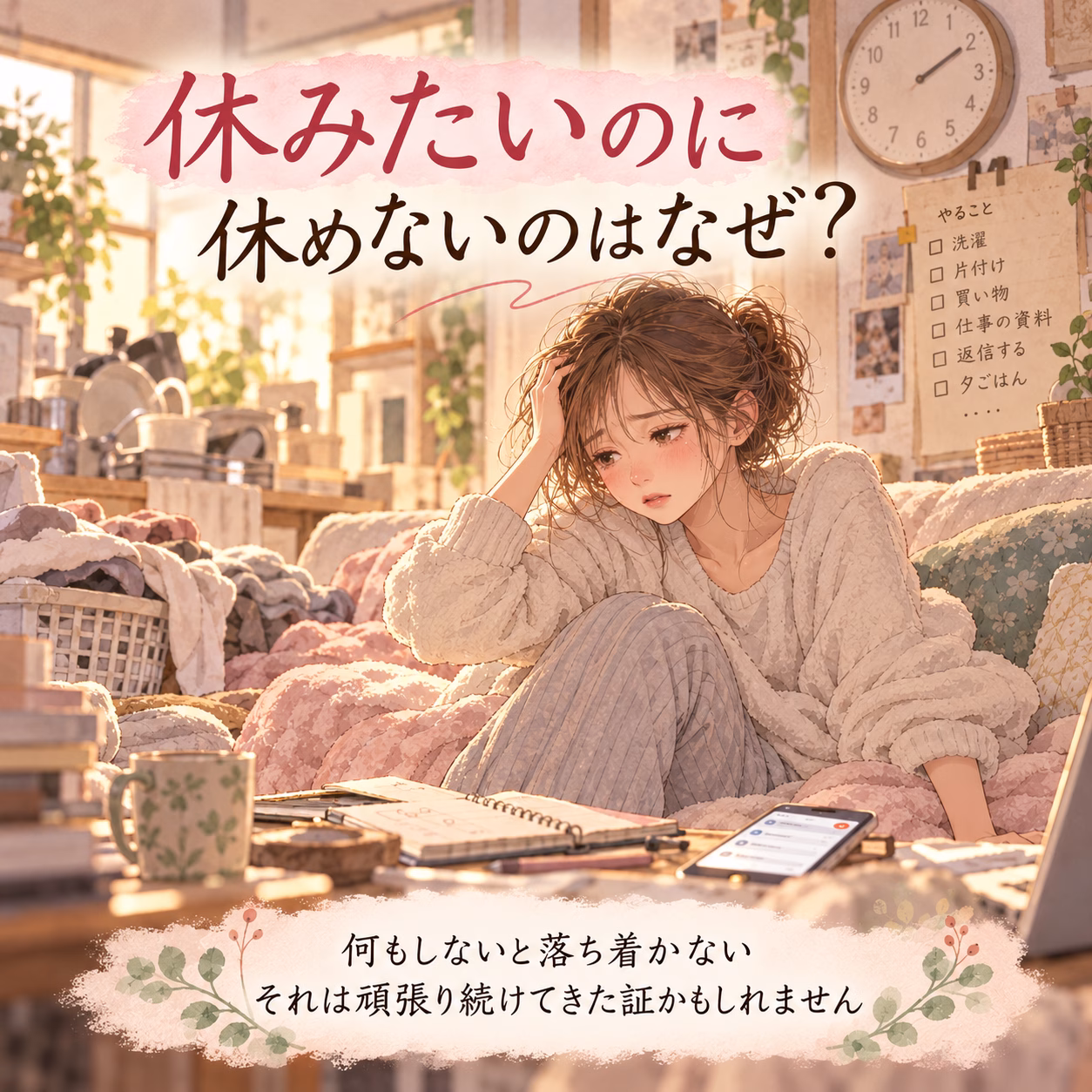 休みたいのに休めないのはなぜ?