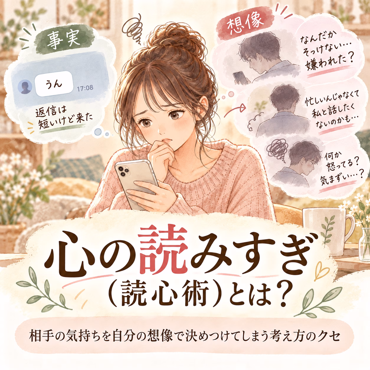 心の読みすぎ(読心術)とは?