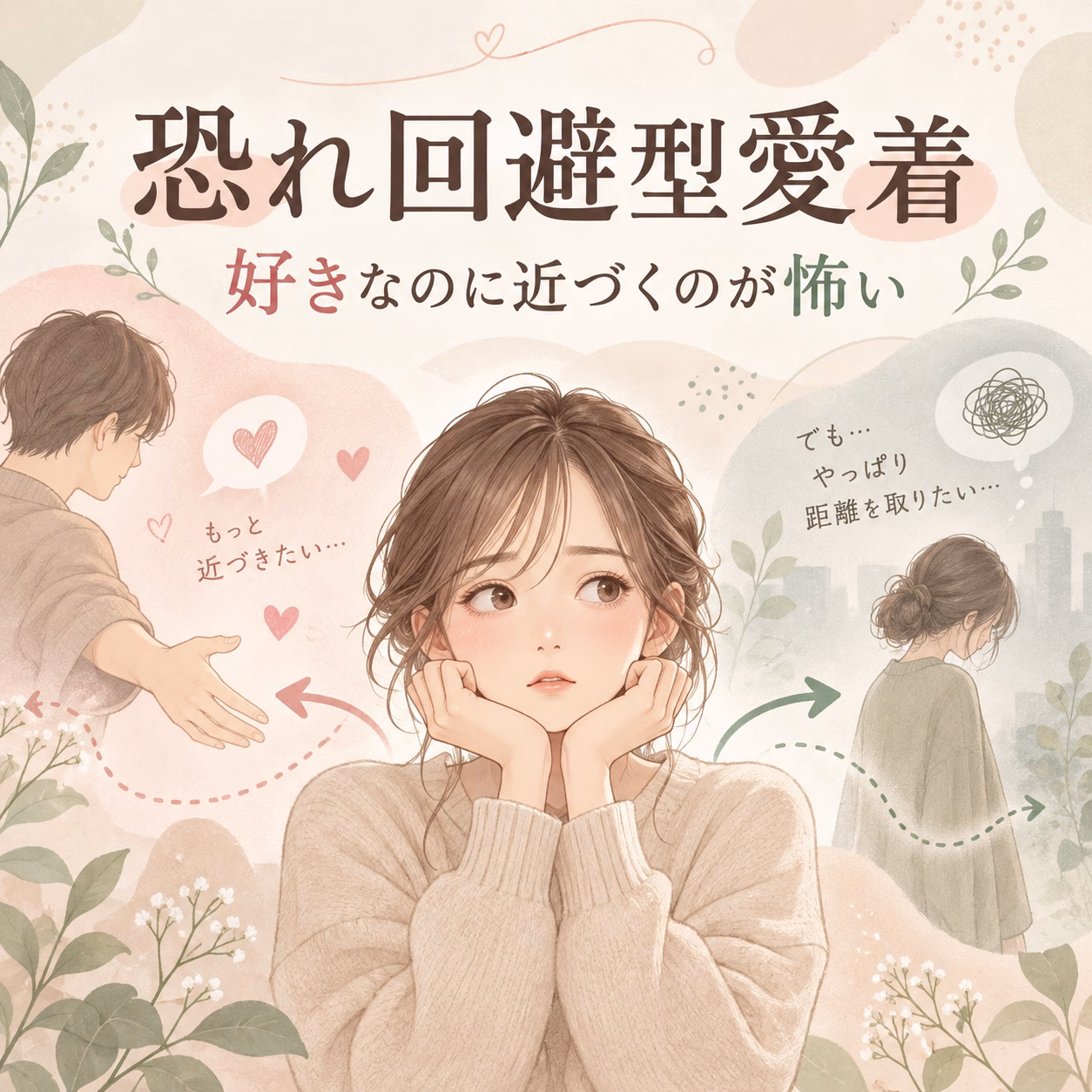 恐れ回避型愛着とは好きなのに近づくのが怖い理由と恋愛人間関係の向き合い方 | リハートカウンセリング.com|傾聴で思考のクセを整え、生きにくさを軽くする電話・オンライン相談 恐れ回避型愛着とは?好きなのに近づくのが怖い理由と恋愛・人間関係の向き合い方