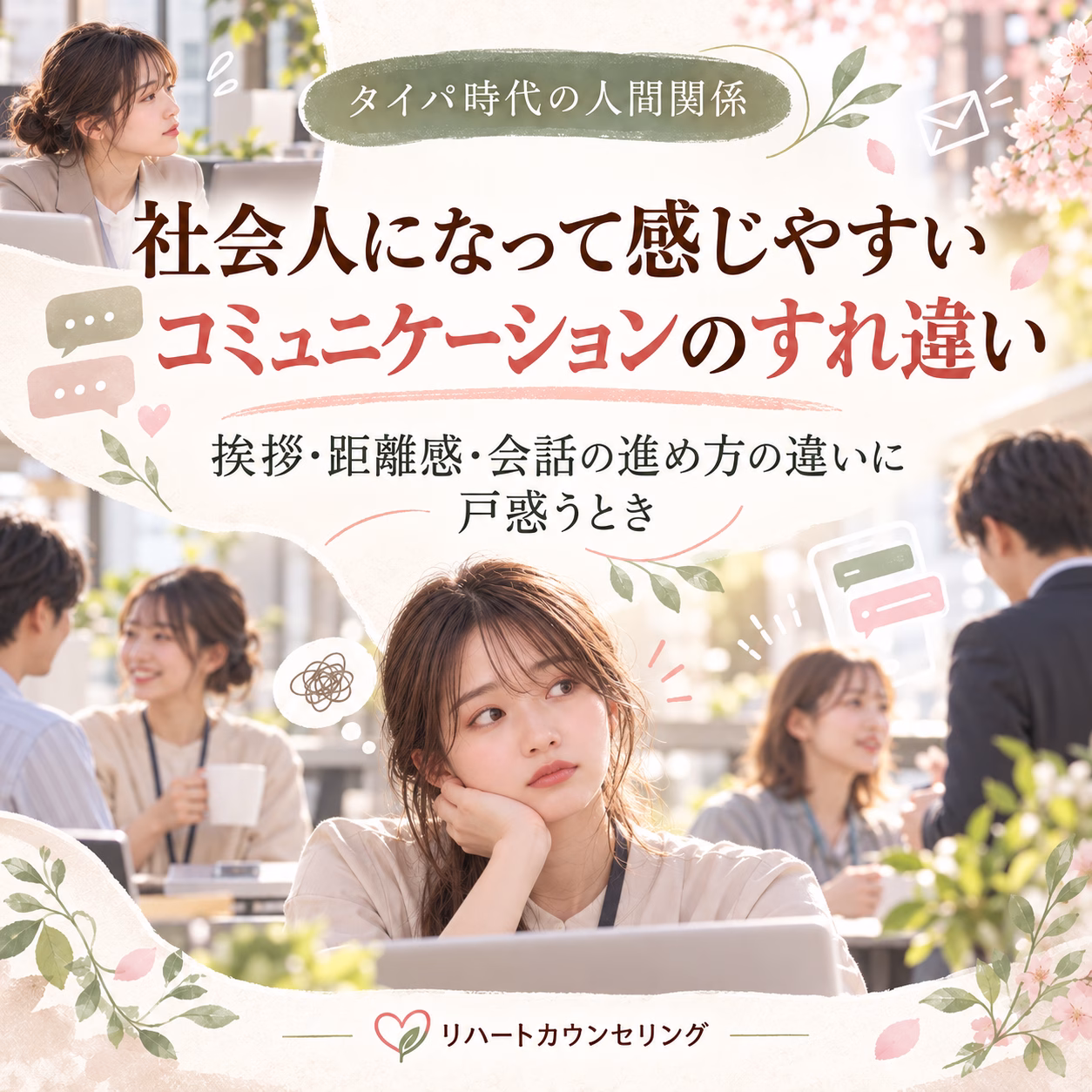 社会人になって感じやすいコミュニケーションのすれ違い